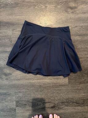 Old Navy Navy Circle Skater Skort
